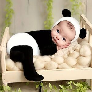 New Panda Bear Newborn Photo Shoot Set
